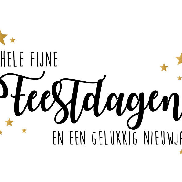 Fijne Feestdagen en een Gelukkig Nieuw Jaar!