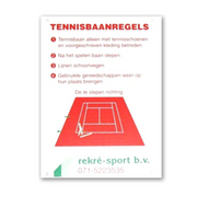 bord tennisbaan regels