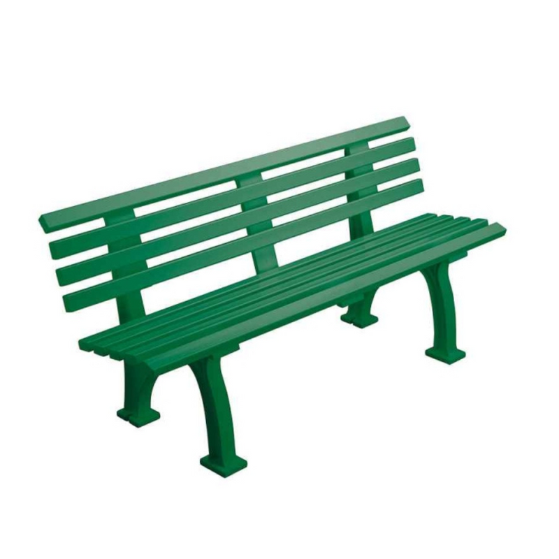 kunststof bank groen