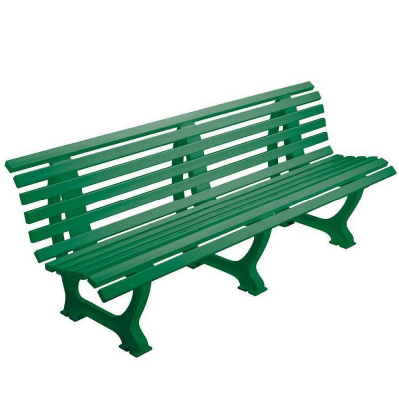 kunststof bank groen