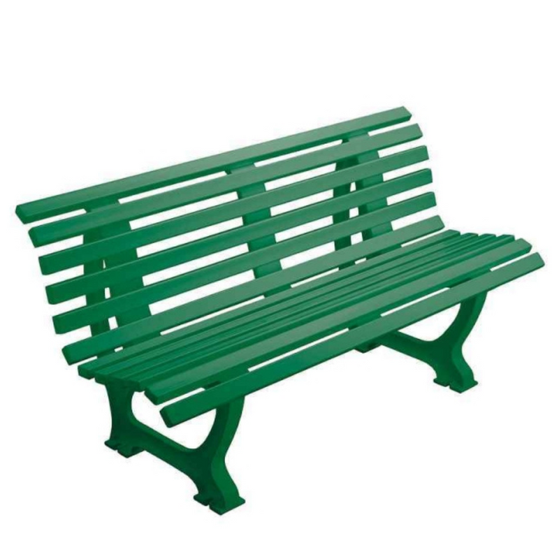kunststof bank groen