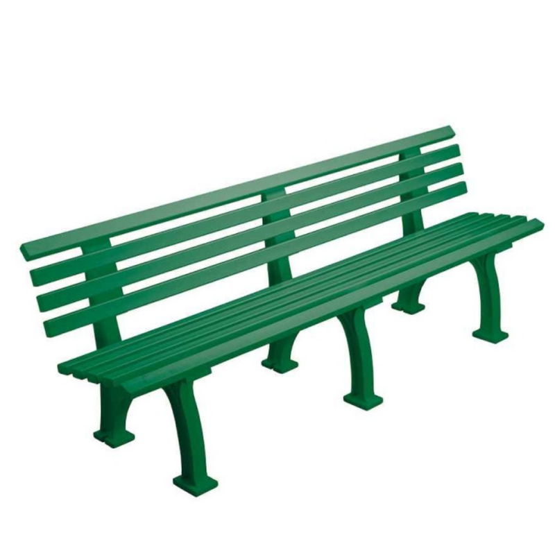 kunststof bank groen