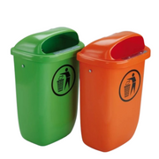 Afvalbak Oranje (50LTR)