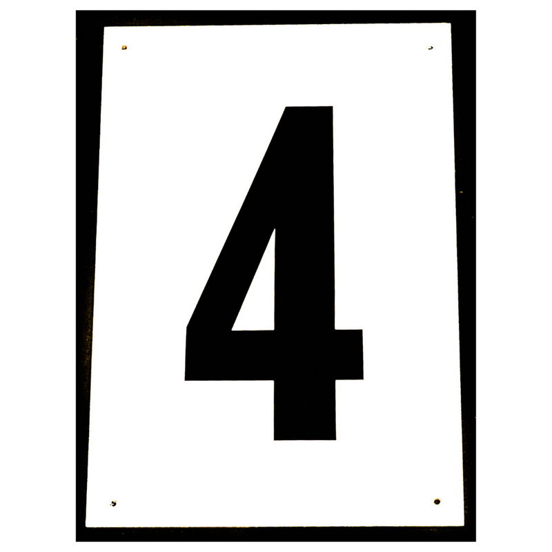 baanbordje nummer 4