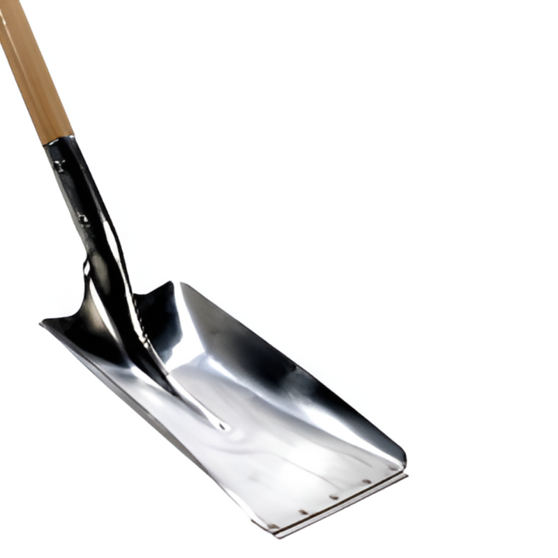 Ballastschop aluminium met strip