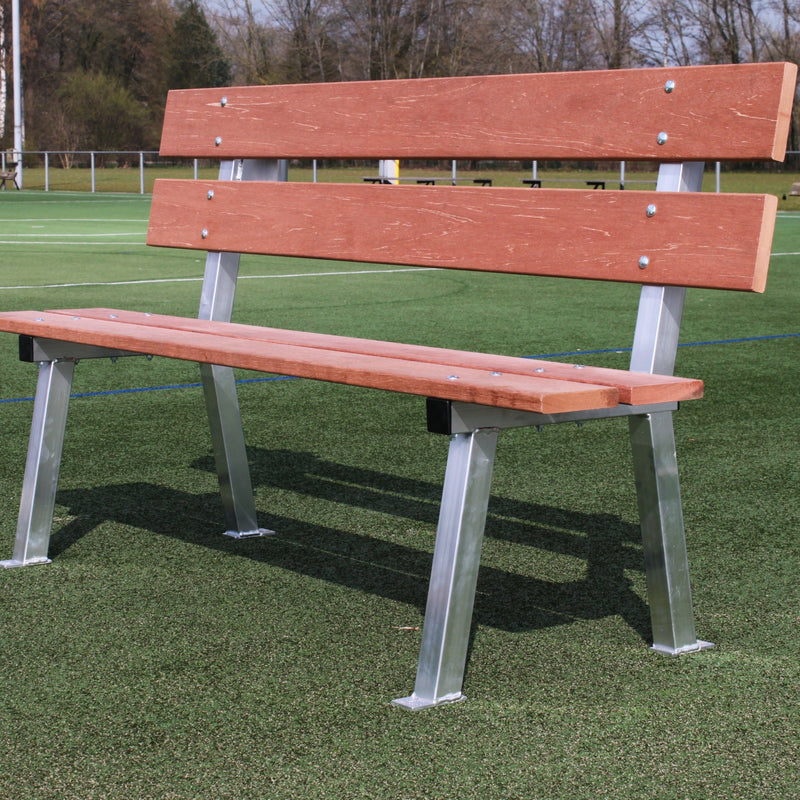 Bank 170cm in PET Bruin