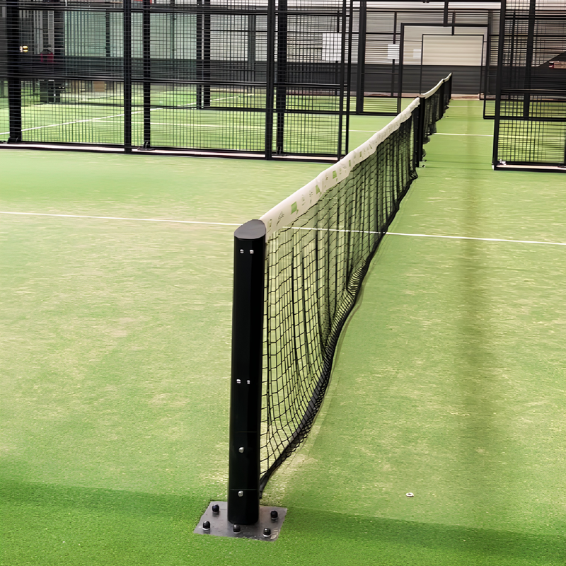 Padel netpaal prestige zwart (zonder windwerk)