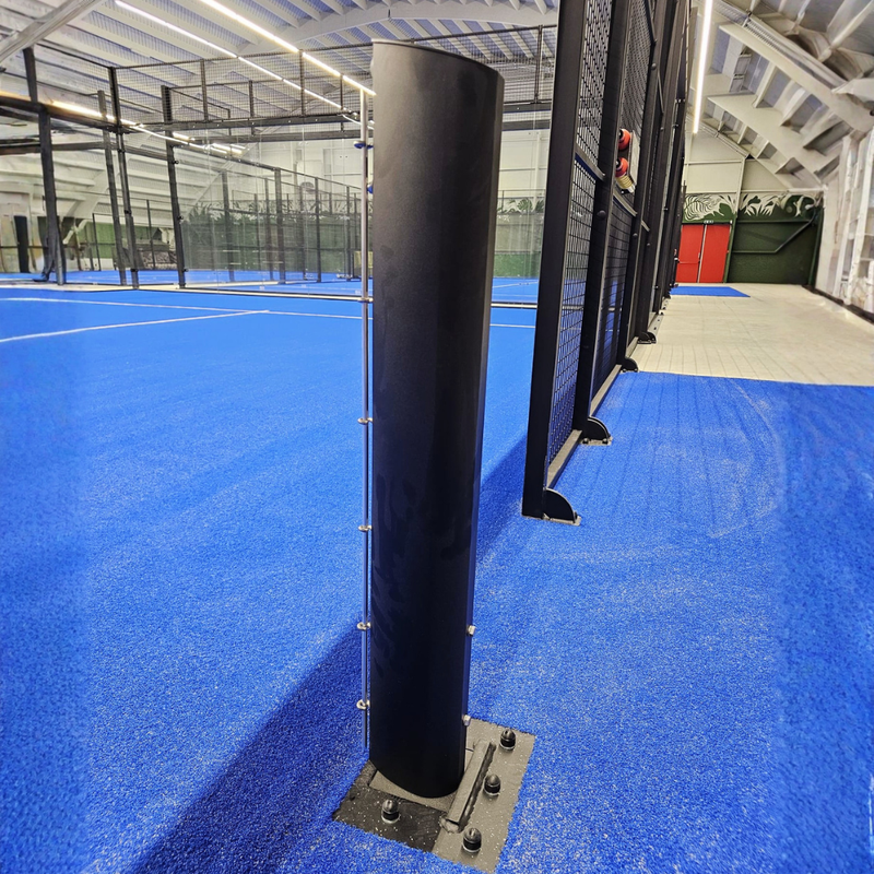 Padel netpaal prestige zwart (zonder windwerk)