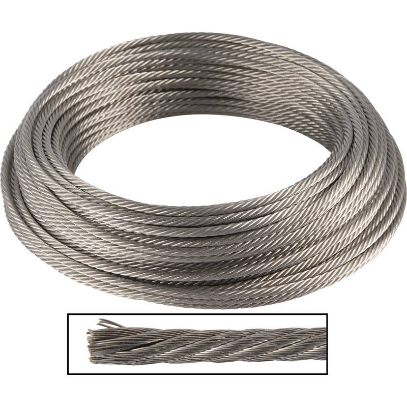 Staalkabel RVS dikte 3 mm