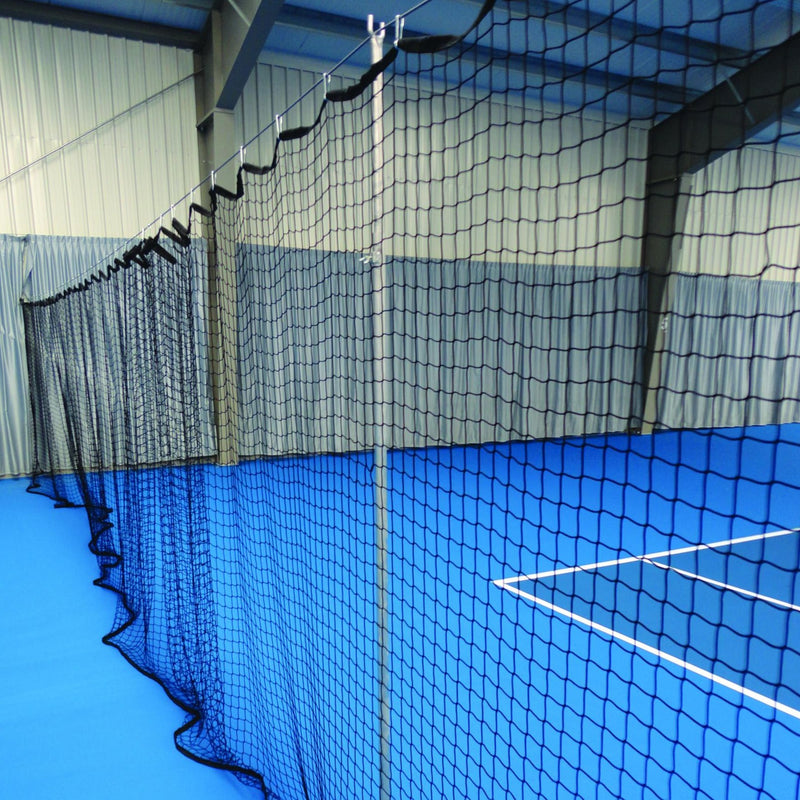 Steunpaal voor scheidingsgordijn, in hoogte verstelbaar