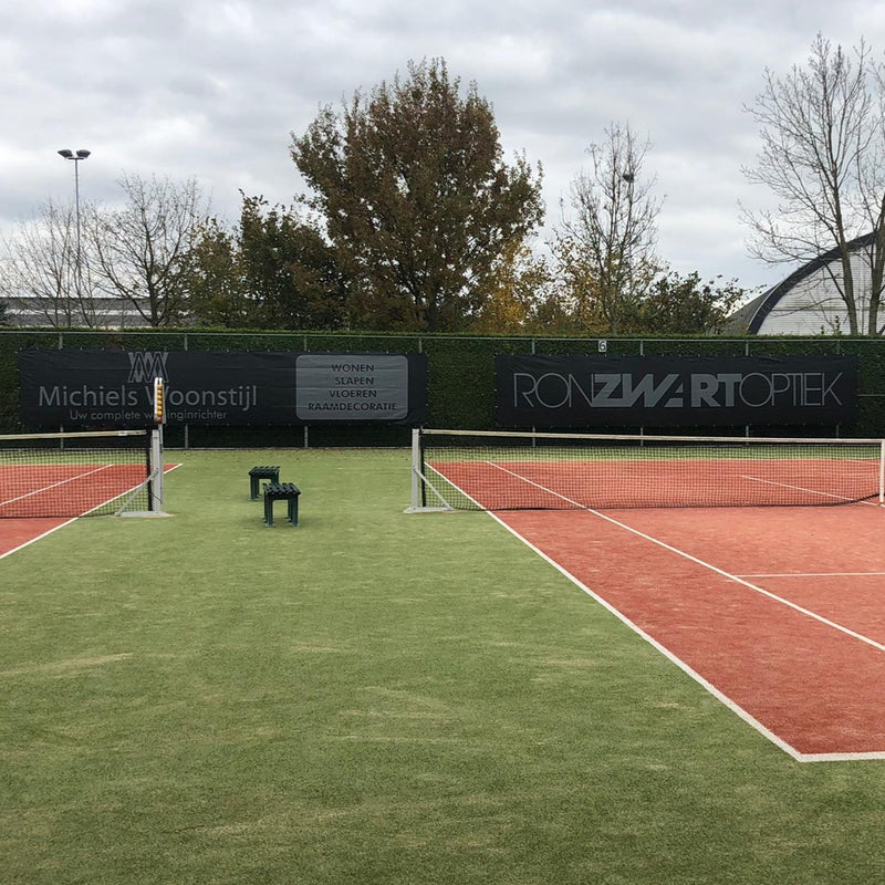 Winddoek zwart 2 x 12m