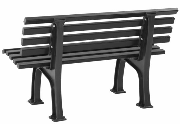 bank kunststof antraciet