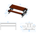 afmetingen picknicktafel