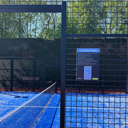 padelbaanregels bordje