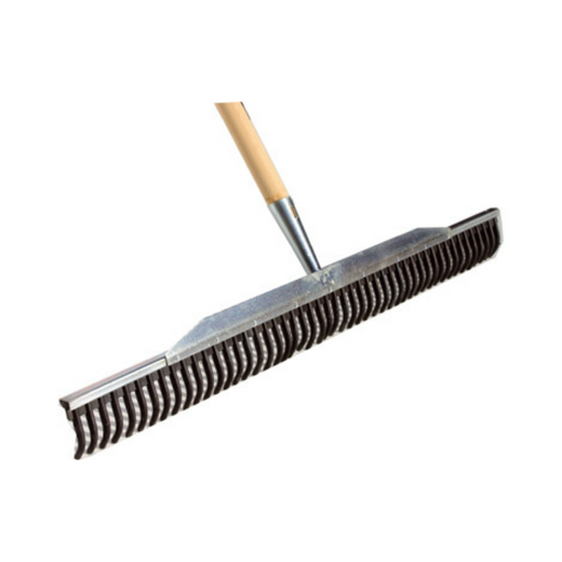 Rubberhark 50 cm breed, met steel