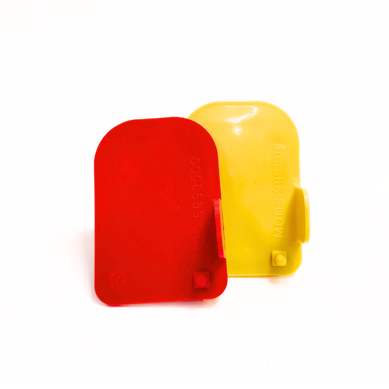 tennis scorebord klepje rood geel