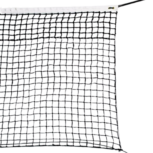 Tennisnet Prestige; zwart; zonder zij- en onderband