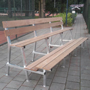 Tribunebank 350cm in Hardhout