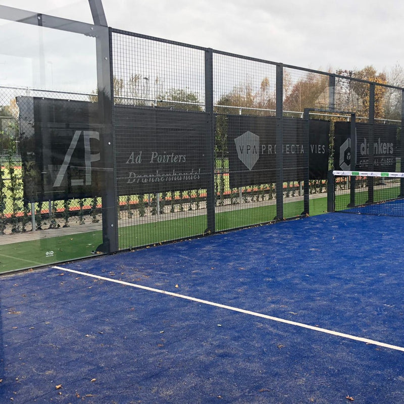 Winddoek Zwart 2x12m