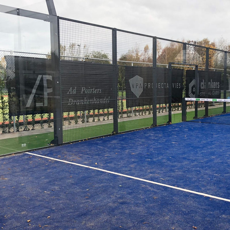 Winddoek Zwart 2x17m