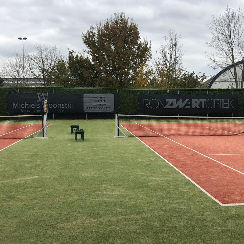 Winddoek Zwart 2x17m
