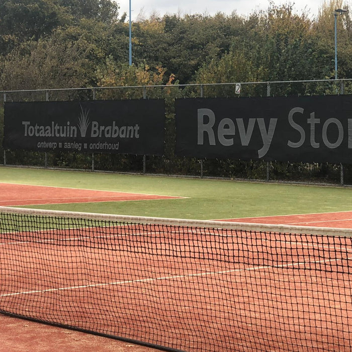 Winddoek Zwart 2x6m